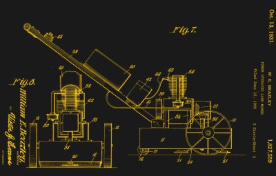 The 1929 Beazley rotary mover.