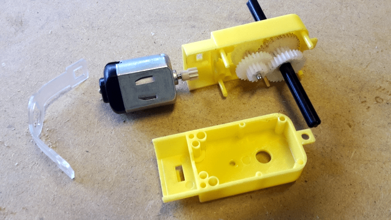 Converting A Robotic Motor For Lego Blocks