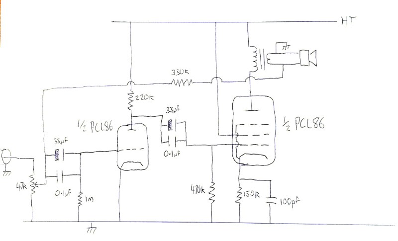 Lovingly hand-drawn from life, missing the PSU components.