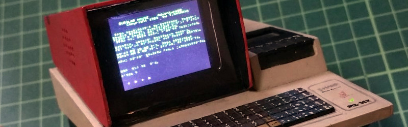 A Tiny Sharp MZ-80K That Really Works! | Hackaday