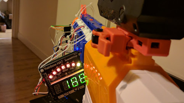 Giant Working NERF Gun Runs On Tiny Arduino