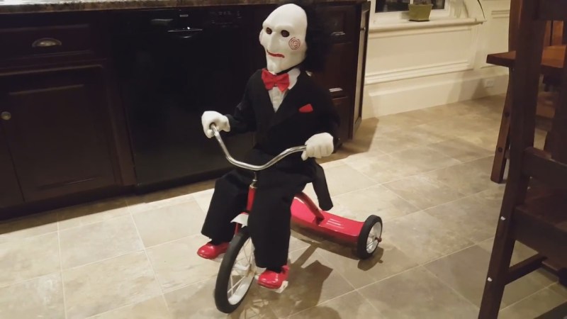 Remote controlled Billy from the Saw movies