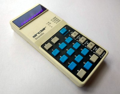 The SInclair Cambridge Scientific calculator.