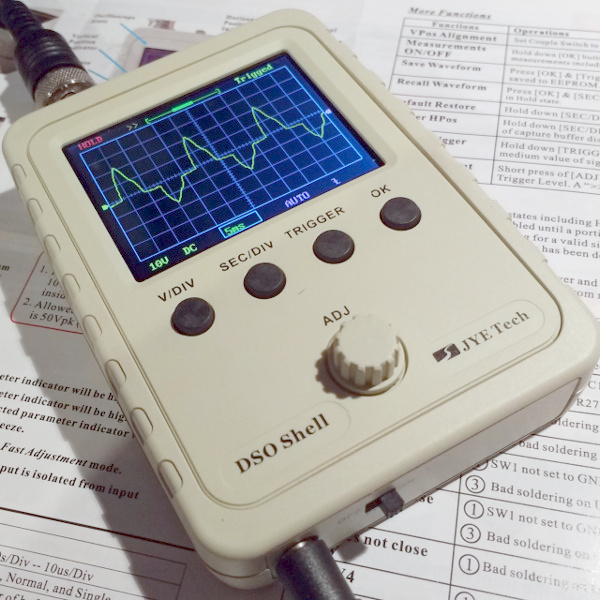 Shell Oscilloscope Production Kit DSO150 Electronic Teaching Training
