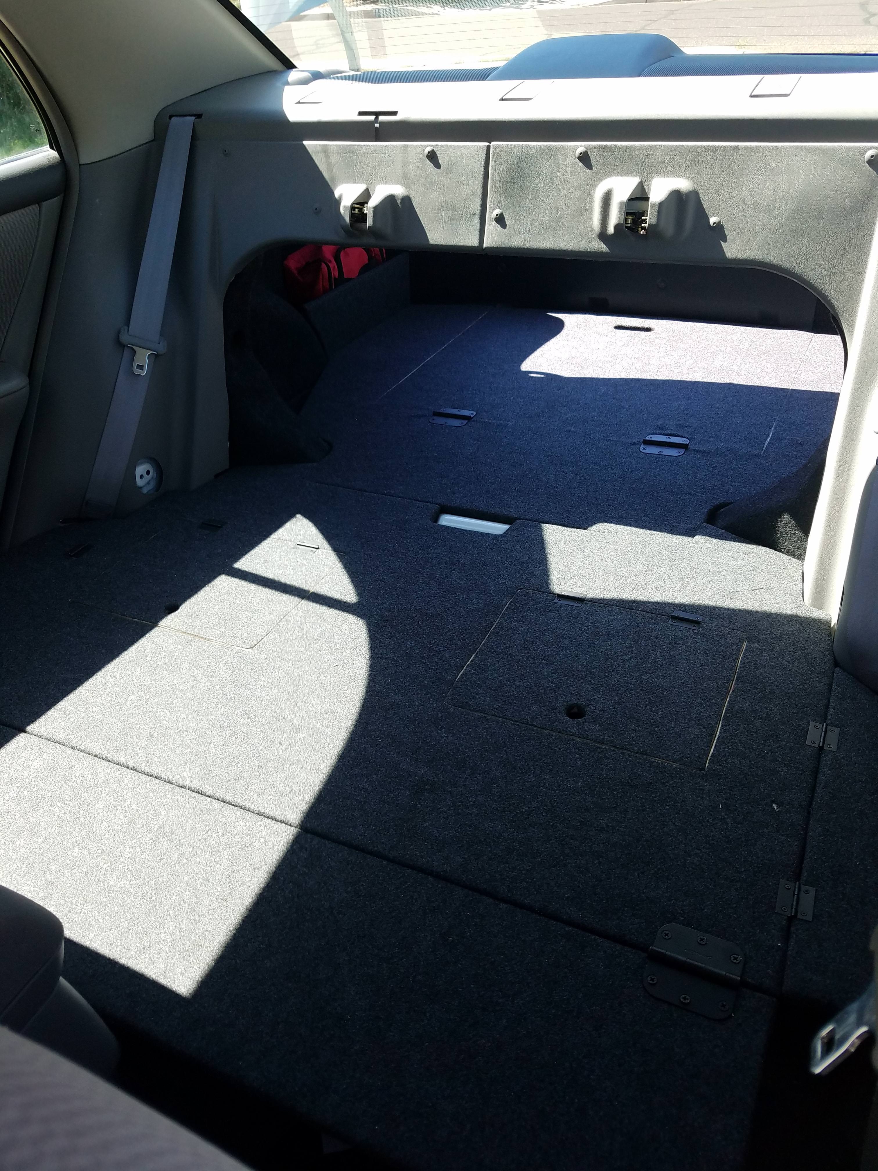 Toyota Corolla Back Seat Fold down 2021 