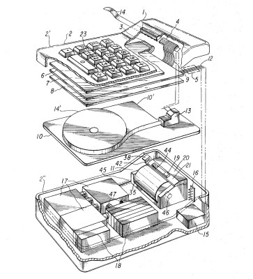 Fig. 2 from US 3,819,921 Miniature electronic calculator