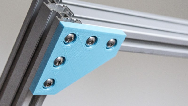 If 3d Printer Then Custom Aluminum Extrusion Brackets Hackaday