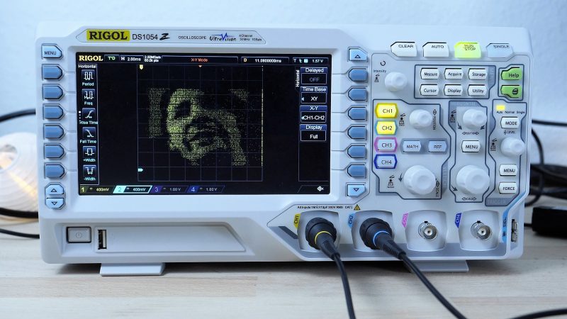 Salvaged Scope Lets You Watch The Music | Hackaday