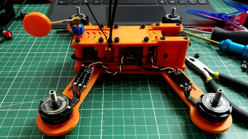 Transportere et eller andet sted jage 3D Printing A Better Quadcopter Frame | Hackaday