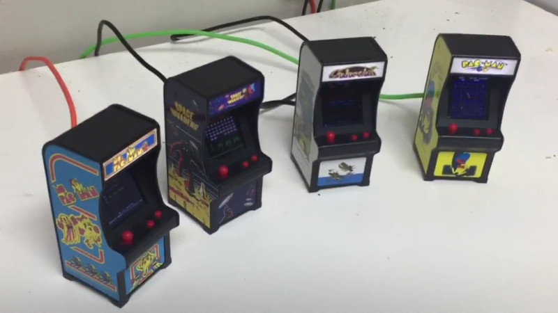Home Decorating With Tiny Arcade Cabinets Hackaday