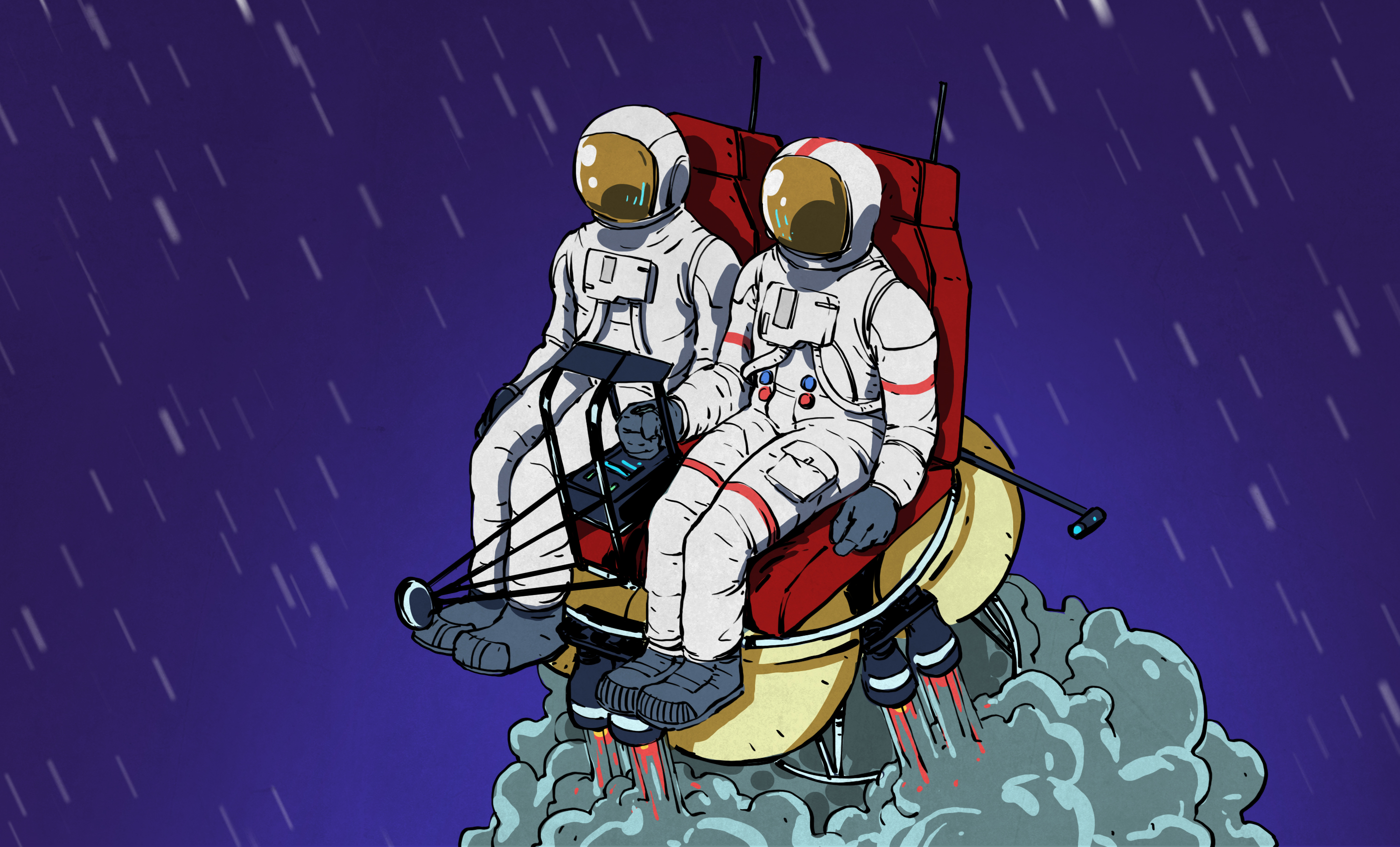 Space Escape Flying A Chair To Lunar Orbit Hackaday