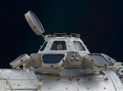 ISS's Cupola with shutters
