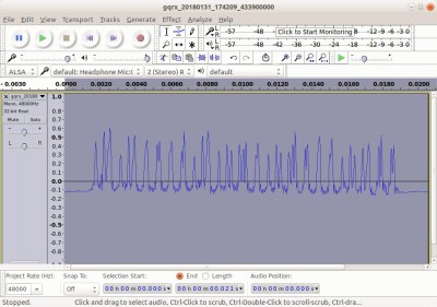 Fortunately there is nothing too sensitive controlled by this 433MHz waveform that I have just revealed to the world.