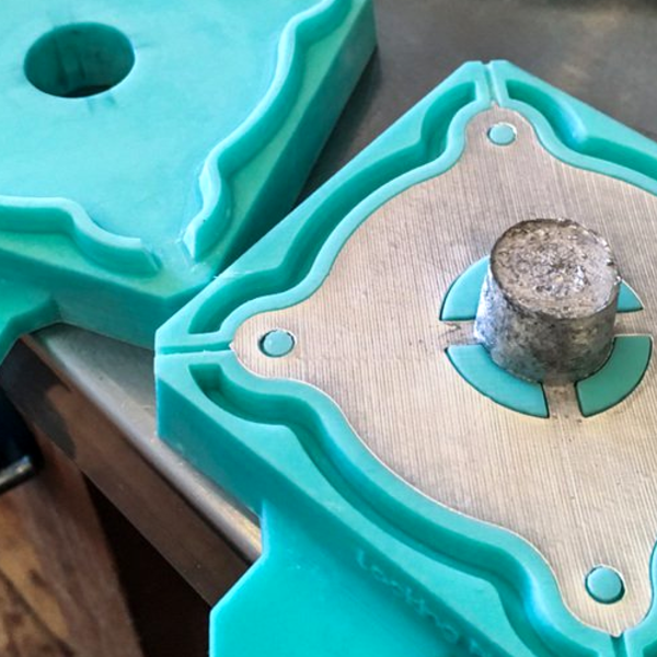 Casting Metal Parts into 3D Printed Molds 