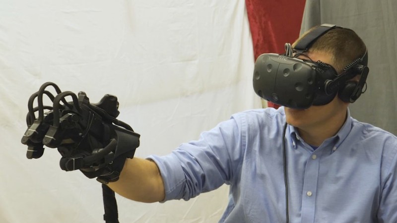 HaptX haptic VR glove