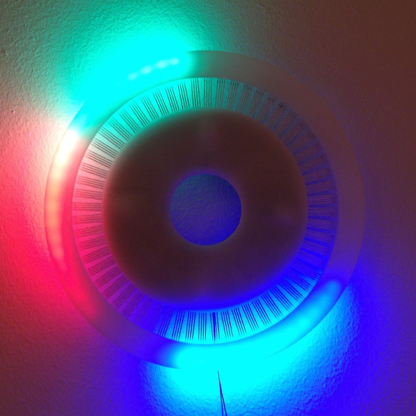 led ring clock