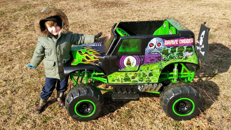 grave digger ride on toy