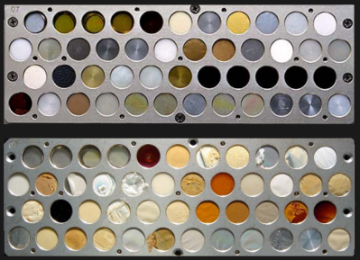 MISSE-2 samples: before and after