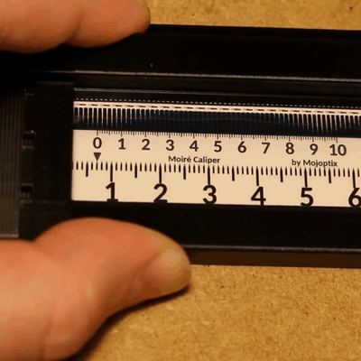 precision diy calipers that s a moire hackaday