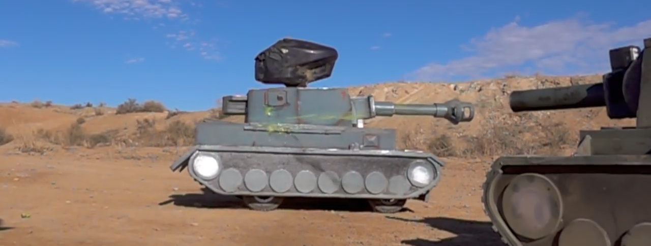 Rc Car Hacked Into Paintball Shooting Tank Hackaday