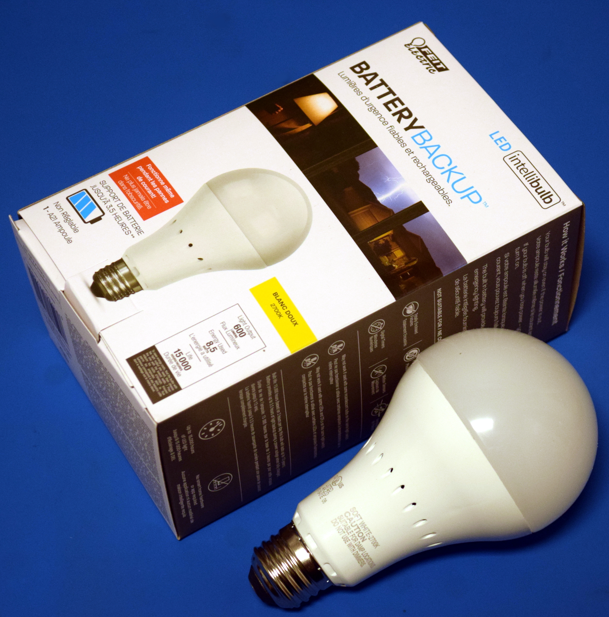 ge led+ battery backup bulb