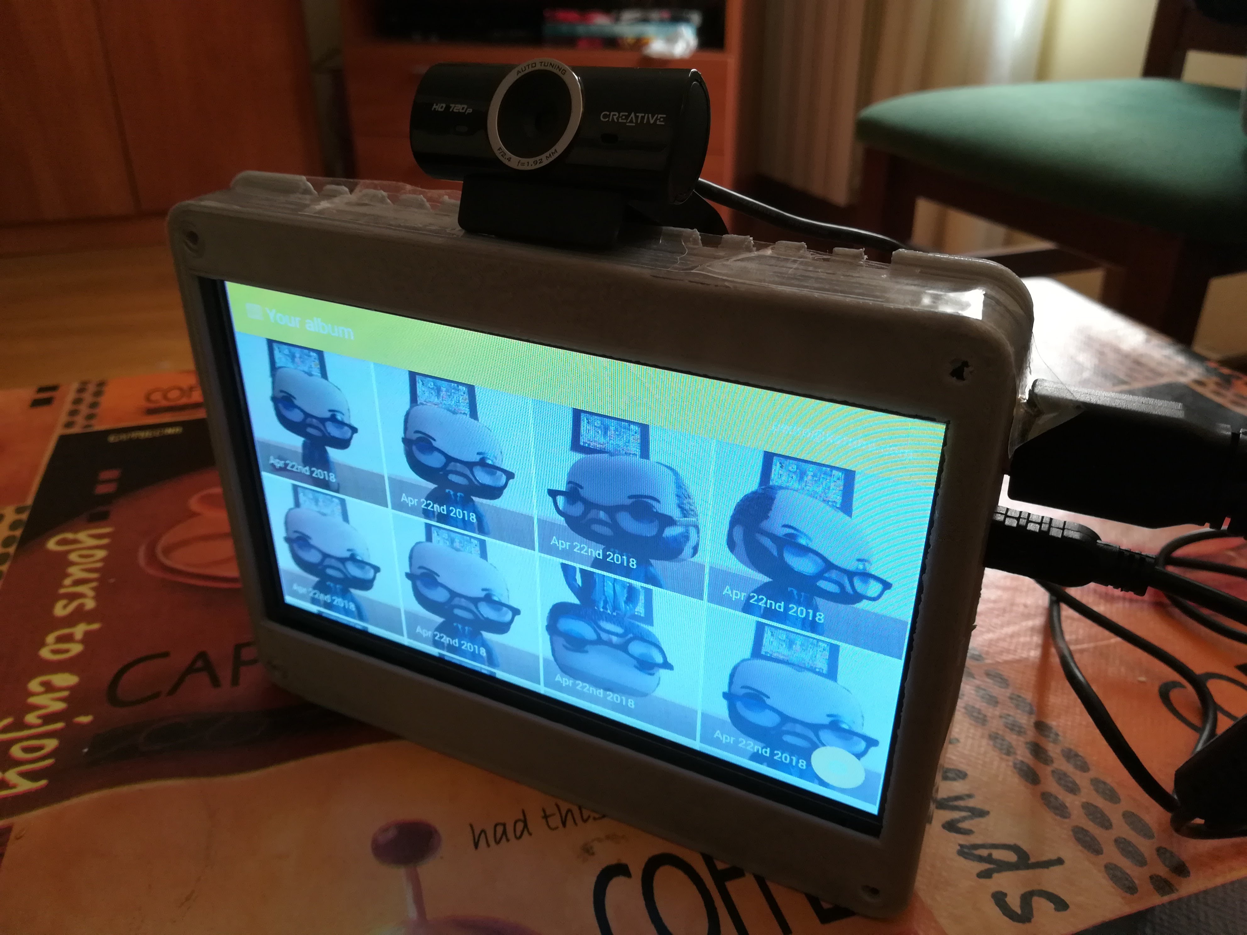Portable Photo Booth Named Buzz