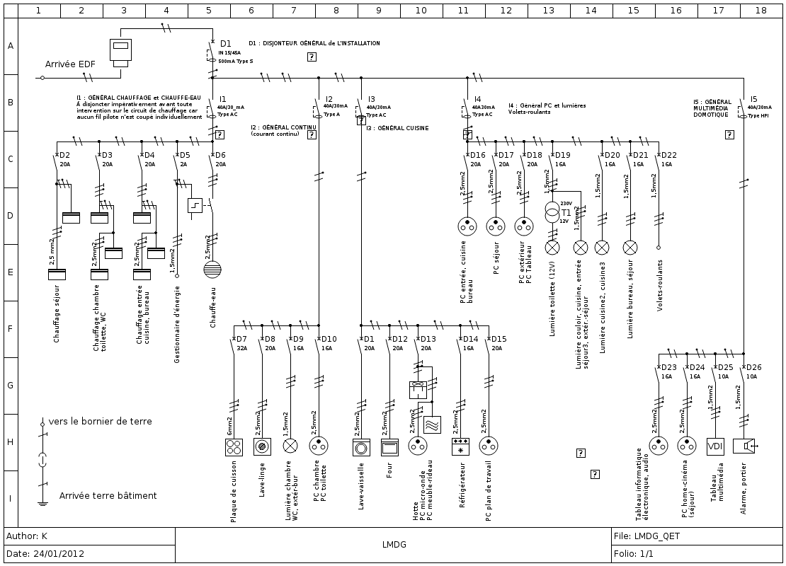 QElectroTech: An Open Source Wiring Diagram Tool | Hackaday Electrical Wiring Diagrams Drawings Hackaday