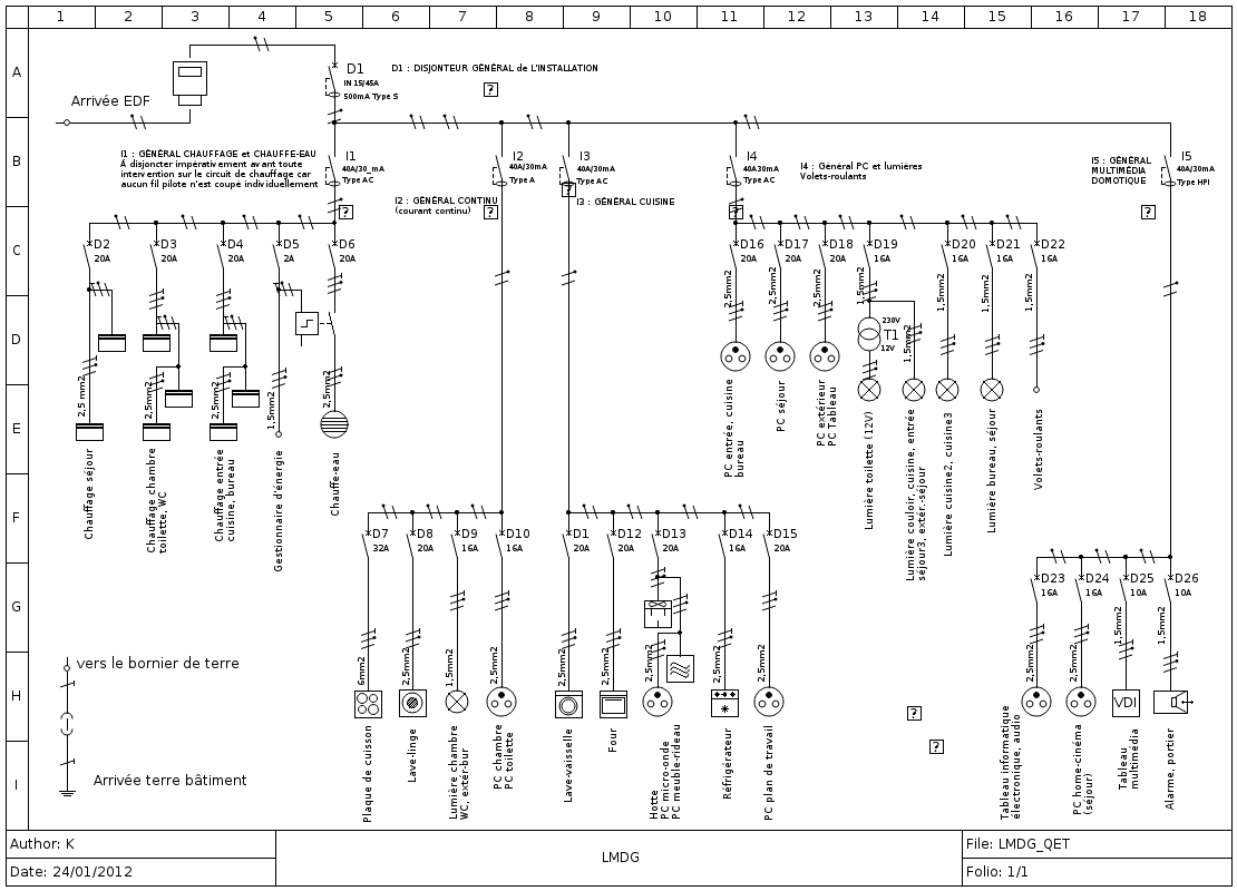 QElectroTech: An Open Source Wiring Diagram Tool | Hackaday electrical connections diagrams 