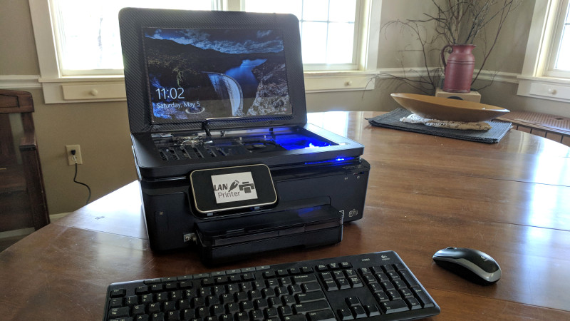 Case Mod Takes All In One Printer To The Next Level Hackaday
