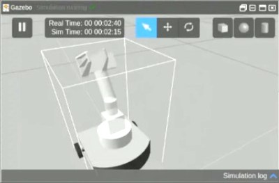 Robot arm simulation in Gazebo