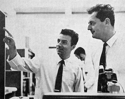 Faggin and Tom Klein At Fairchild in 1967