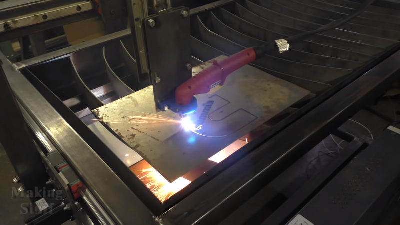 CNC Plasma Cutting Table 4'x4' 1250x1250 DIY Plans 