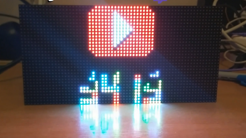 A Youtube Subscriber Counter With A Tetris Twist Hackaday