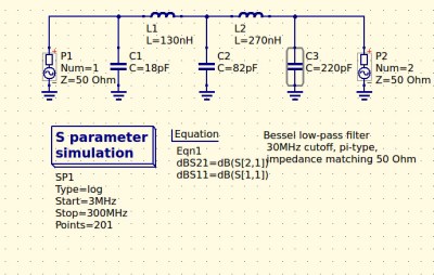 My revised filter circuit with off-the-shelf component values.