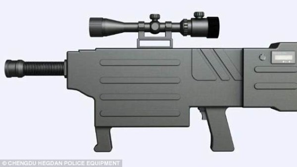 Chinese ZKZM-500 laser assault rifle