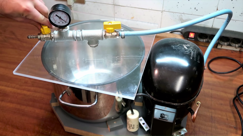 Ed Vacuum Chamber Won T A Hole In Your Budget Aday - Diy Vacuum Pump Oil Filter