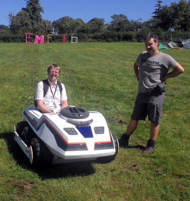 Hitchin Hackspace's Big Hak, a regular sight at the 2016 camp.