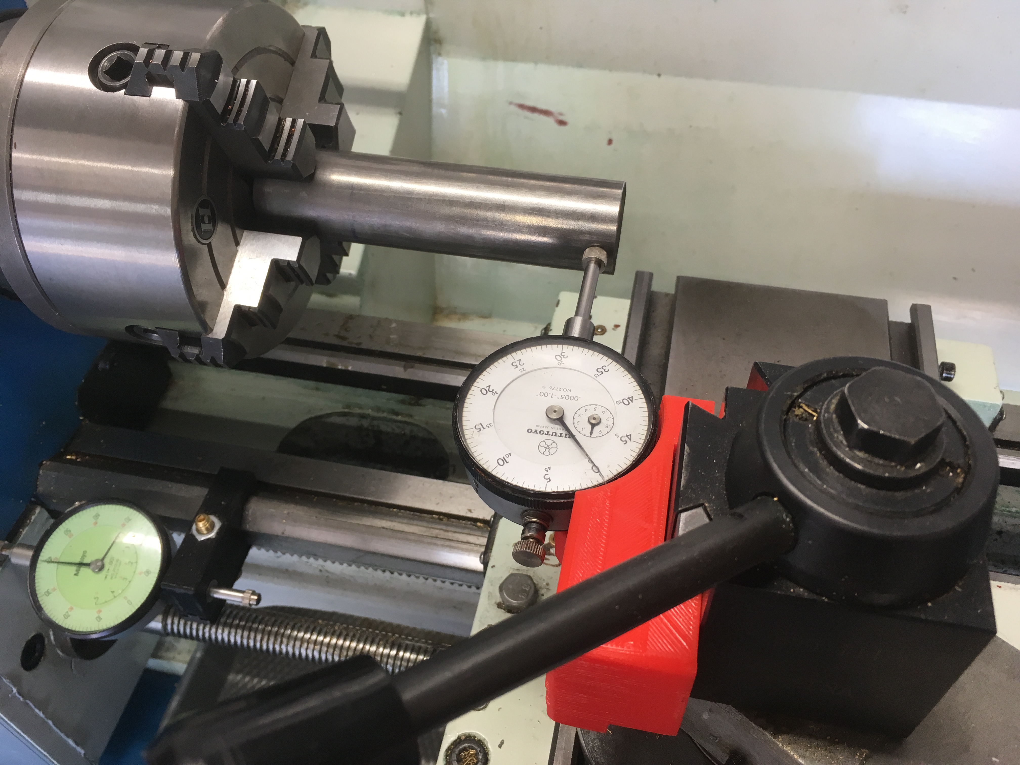 Lathe Headstock Alignment Cutting A Test Bar Hackaday