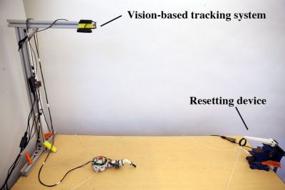 Learning environment for Disney's modular robot legs