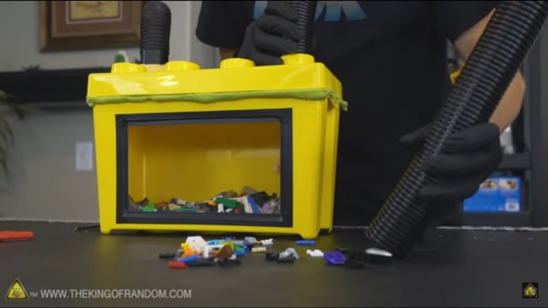 LEGO vacuuming box