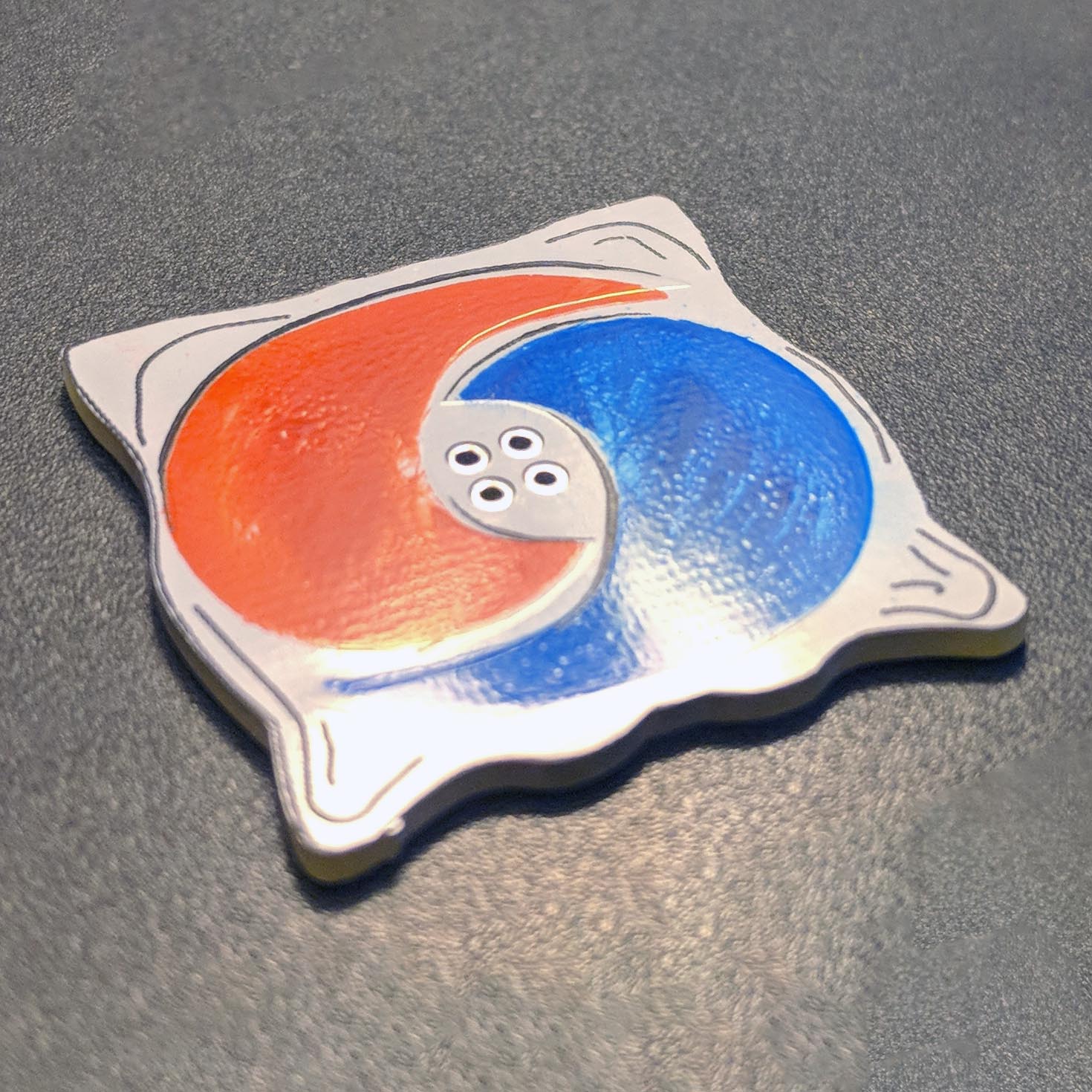 Using Pad Printers To Add Color To Artistic PCBs Hackaday