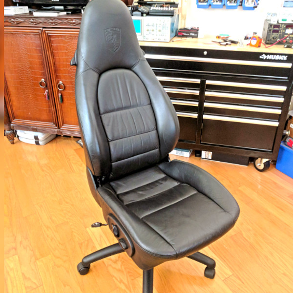 Toil In Style With Salvaged Porsche Office Chairs Hackaday