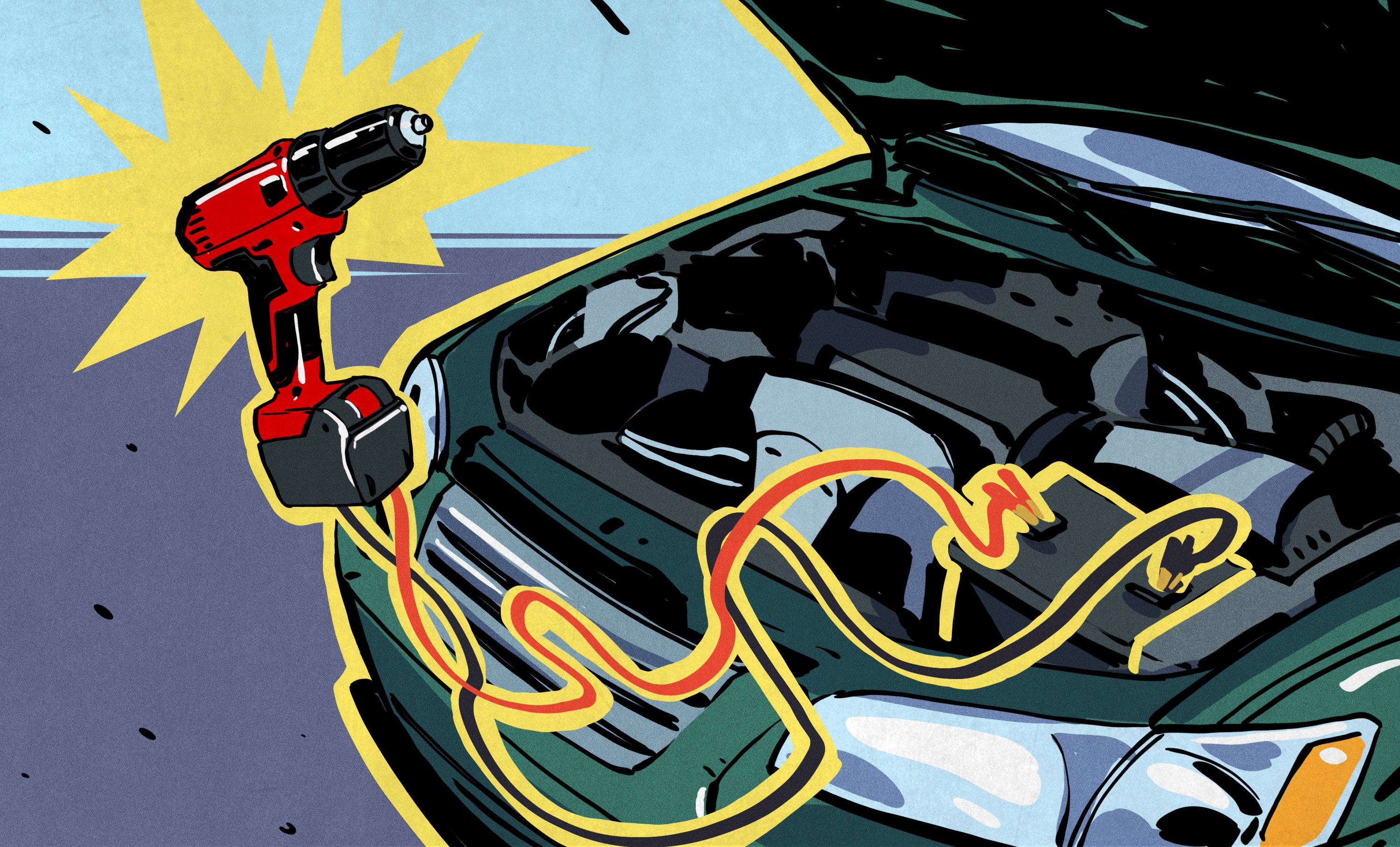 Jump Start Your Car With A Drill Battery Hackaday