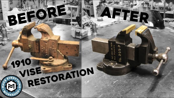 Restoring 100-year-old vice