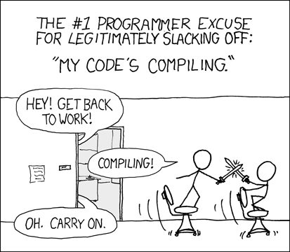 XKCD no. 303 (CC BY-NC 2.5) 