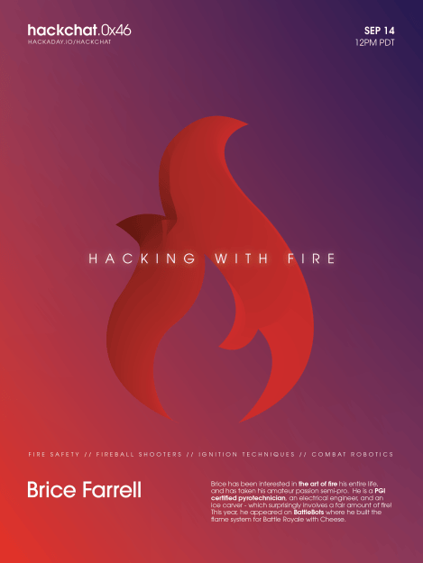 Friday Hack Chat: Playing With Fire | Hackaday