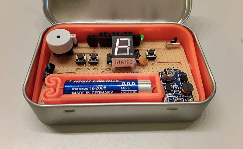 Altoids Tin Electronics Lab (everything out), This is a sma…