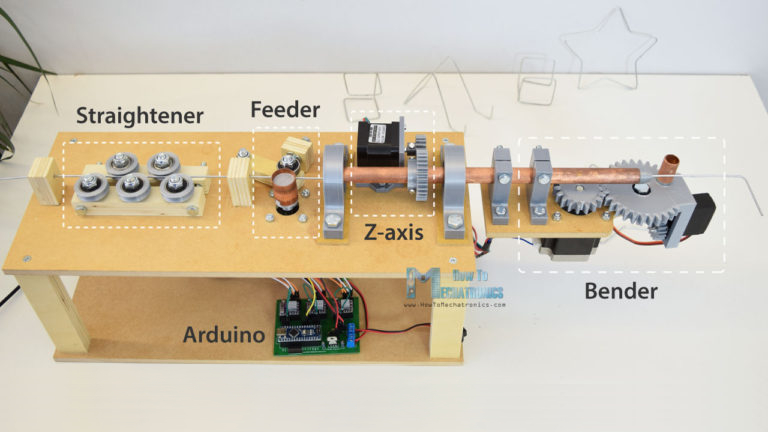 Arduino 3D wire bending machine