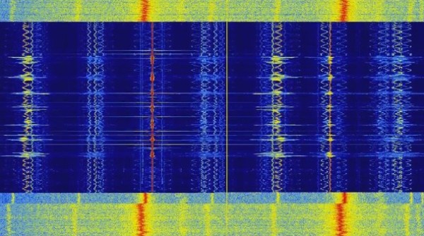 SDR processed call sign and message