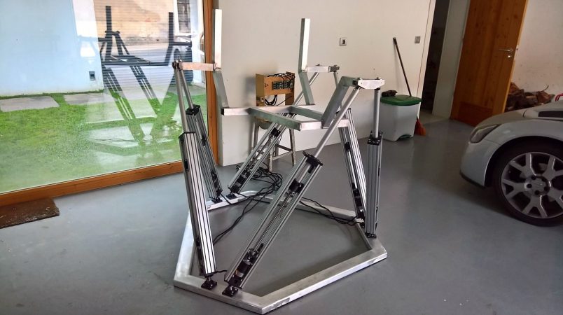Homebrew Linear Actuators Put The Moves On This Motion Simulator Hackaday